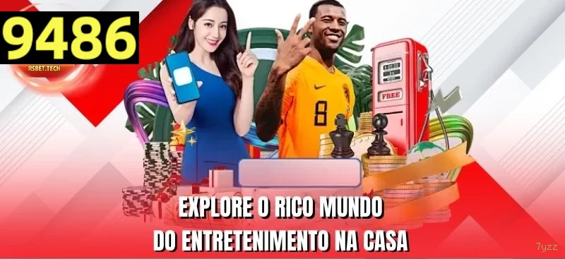 Imagem promocional da 7yzz mostrando a plataforma e suas vantagens